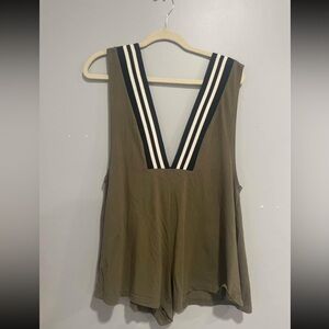 Free People Green Romper